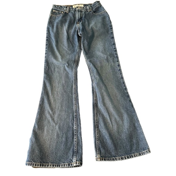 Vintage 90s Y2K Montana Blues Jean Company Sz 5/32 Flare Jeans Mid Rise EUC - Picture 1 of 10